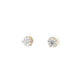 14k White Gold 1.50ct  G VS2 Round Diamond Stud Earrings